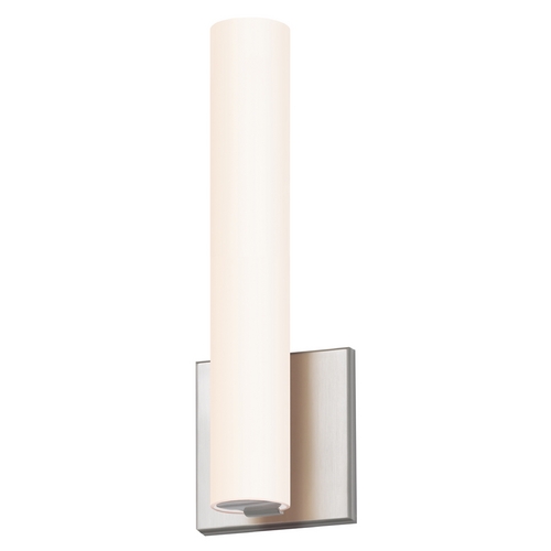 Tubo Satin Nickel LED Sconce by Sonneman Lighting