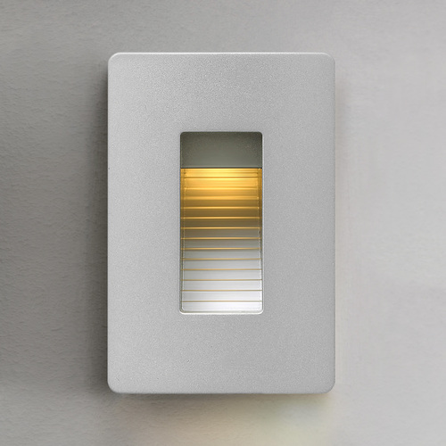 Luna 3-Inch Wide Titanium LED Recessed Step Light by Hinkley Lighting