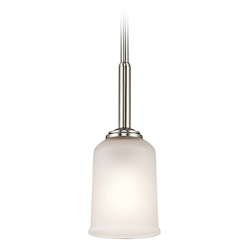Shailene 4.25-Inch Mini Pendant in Brushed Nickel by Kichler Lighting