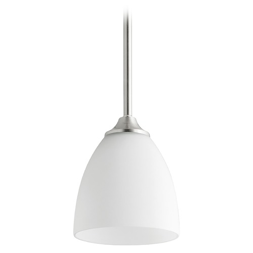 Jardin Satin Nickel Mini Pendant by Quorum Lighting
