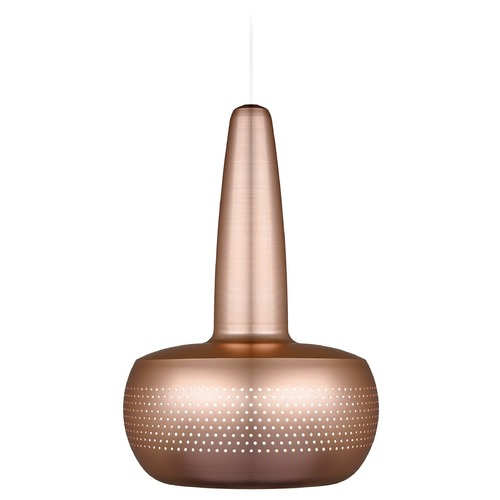 UMAGE UMAGE Brushed Copper / White Pendant Light with Brushed Copper Metal Shade 2111_4007