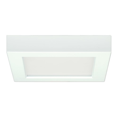 Blink 5.5-Inch LED Square Surface Mount 10.5W White 2700K by Satco Lighting