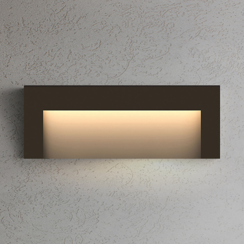 Taper 8-Inch Wide 12V LED Deck Sconce in Bronze by Hinkley Lighting