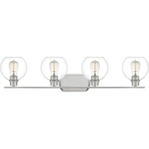 Quoizel Lighting Pruitt Brushed Nickel Bathroom Light by Quoizel Lighting PRUC8636BN