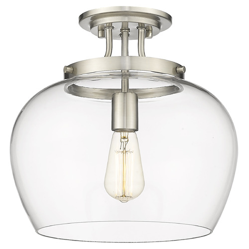 Joliet Brushed Nickel Semi-Flush Mount by Z-Lite