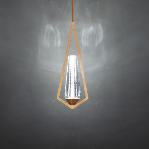 Devotion Mini Pendant in Aged Brass by Schonbek Beyond