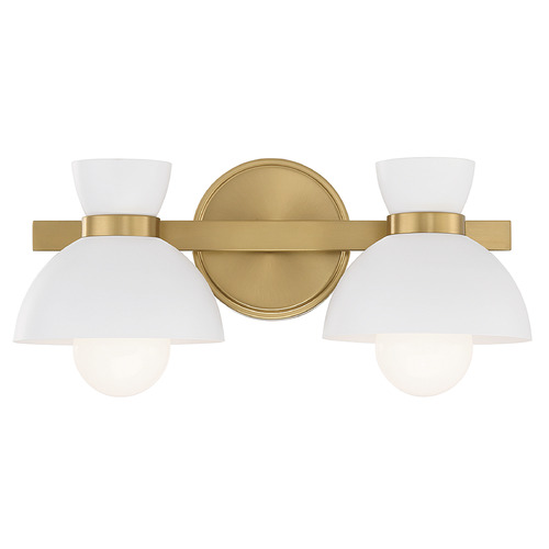 16.50-Inch Bath Light in Natural Brass by Meridian