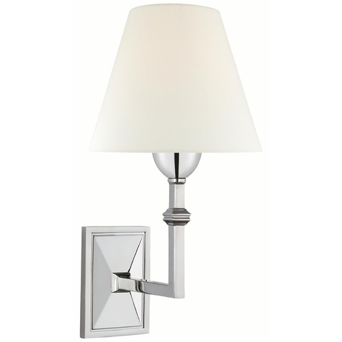 Visual Comfort Signature Collection Visual Comfort Signature Collection Alexa Hampton Jane Polished Nickel Sconce AH2305PN-L