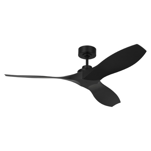 Visual Comfort Fan Collection Collins Coastal 52 Smart Midnight Black Ceiling Fan Without Light