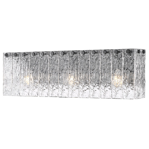 Z-Lite Glacier Matte Black Bathroom Light