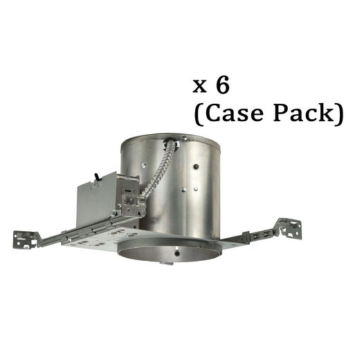 6-Inch Economy Recessed Can for New Construction - Case Pack of Six by Juno Lighting Group