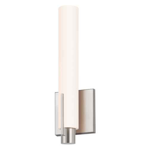 Tubo Satin Nickel LED Sconce by Sonneman Lighting