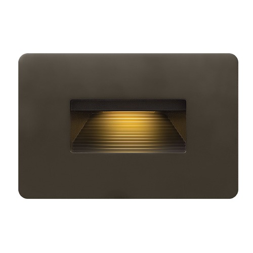 Luna 4.50-Inch Wide Bronze LED Recessed Step Light by Hinkley Lighting