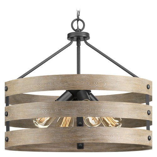 Progress Lighting Gulliver Graphite Pendant by Progress Lighting P500023-143