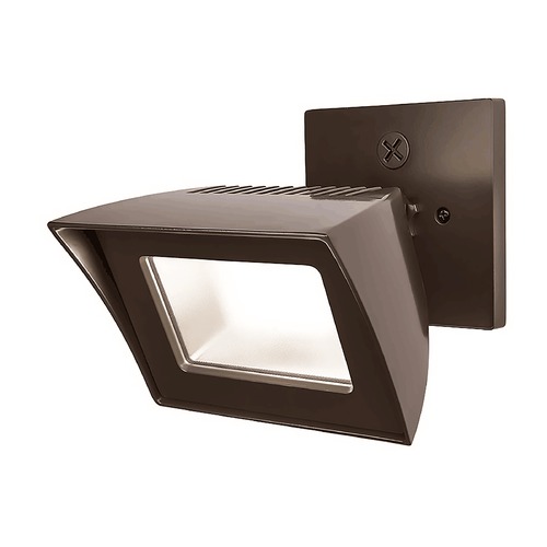 Endurance Flood Pro LED Wallpack in Architectural Bronze 3500K by WAC Lighting