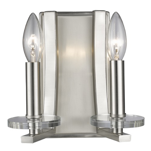 Verona Brushed Nickel Sconce by Z-Lite