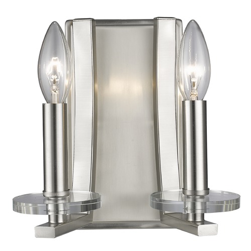 Z-Lite Verona Brushed Nickel Sconce by Z-Lite 2010-2S-BN