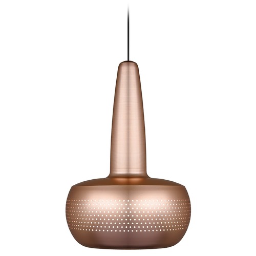 UMAGE UMAGE Brushed Copper / Black Pendant Light with Brushed Copper Metal Shade 2111_4008