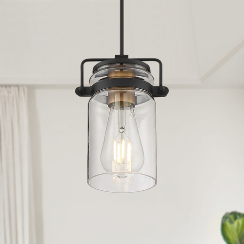 Antebellum Black Mini Pendant by Nuvo Lighting