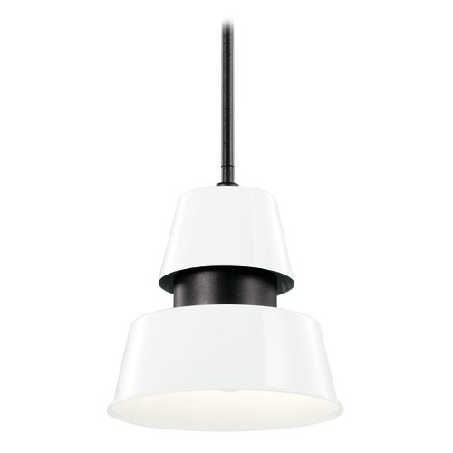 Lozano 9.50-Inch White Outdoor Hanging Light by Kichler Lighting