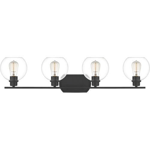 Quoizel Lighting Pruitt Matte Black Bathroom Light by Quoizel Lighting PRUC8636MBK