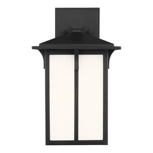 Tomek Black Outdoor Wall Light by Generation Lighting