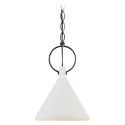 Suzanne Kasler Limoges Medium Pendant in Rust by Visual Comfort Signature