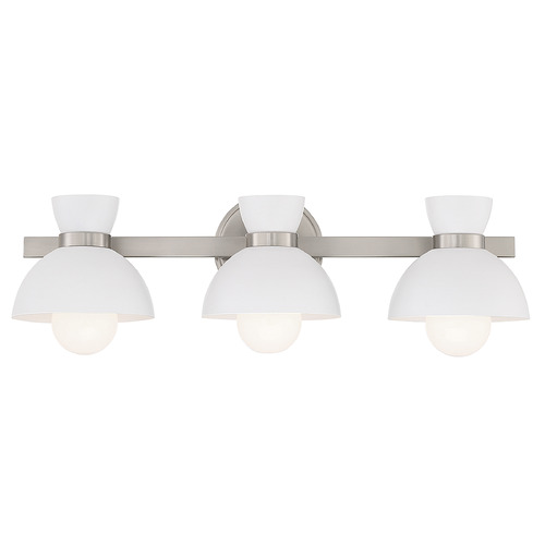 24.50-Inch Bath Light in Brushed Nickel by Meridian