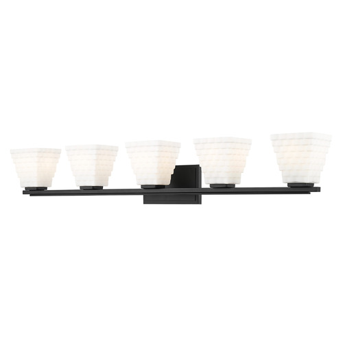 Z-Lite Annalise Matte Black Bathroom Light