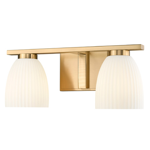 Z-Lite Z-Lite Naya Modern Gold Bathroom Light 7518-2V-MGLD
