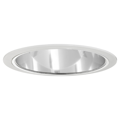 Recesso Lighting by Dolan Designs Chrome Reflector Trim for 6-Inch Recessed Housings T600C-WH