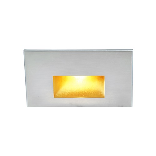 Stainless Steel LED Recessed Step Light with Amber LED by WAC Lighting