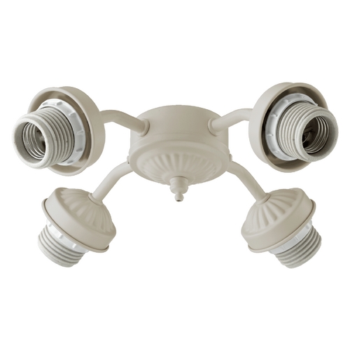 Antique White Fan Light Kit by Quorum Lighting