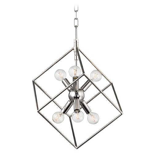 Hudson Valley Lighting Roundout Pendant in Polished Nickel by Hudson Valley Lighting 1215-PN