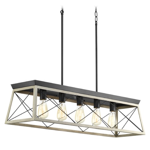 Briarwood Graphite Island Light by Progress Lighting