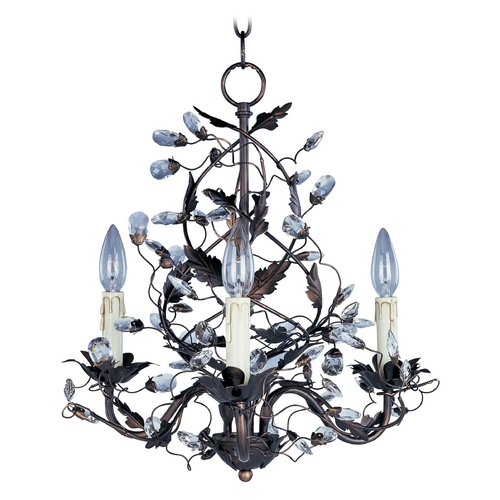 Maxim Lighting Elegante Etruscan Gold Mini-Chandelier by Maxim Lighting 2850EG