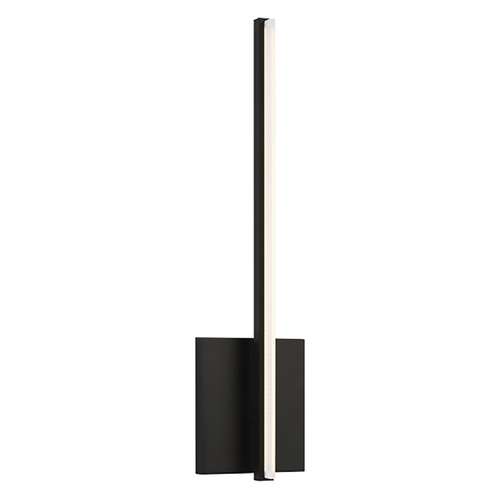 Visual Comfort Modern Collection Kenway LED Wall Sconce in Matte Black by Visual Comfort Modern 700WSKNWB-LED930
