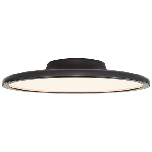 Visual Comfort Signature Collection Peter Bristol Dot 16-Inch Flush Mount in Matte Black by Visual Comfort Signature PB4003MBK