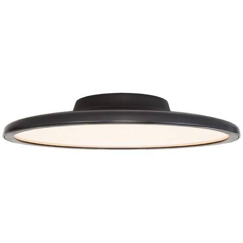 Peter Bristol Dot 16-Inch Flush Mount in Matte Black by Visual Comfort Signature