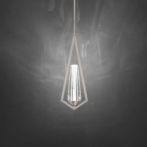 Devotion Mini Pendant in Satin Nickel by Schonbek Beyond