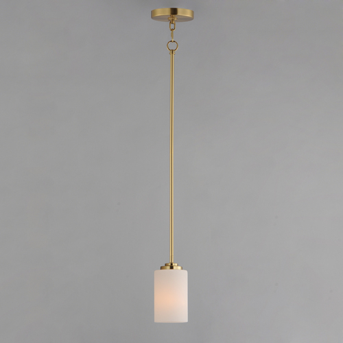 Maxim Lighting Deven Mini Pendant in Satin Brass by Maxim Lighting 90030SWSBR