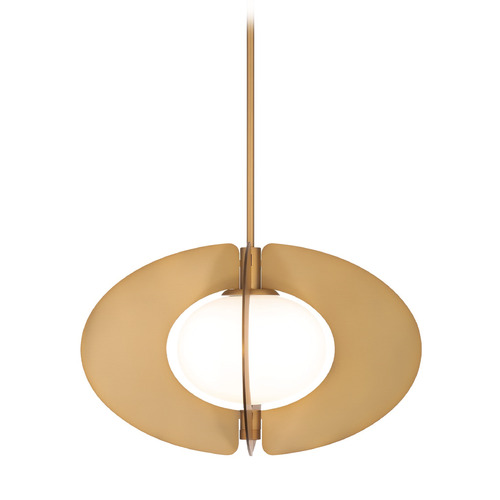 Echelon 16-Inch LED Pendant in Aged Brass by Modern Forms