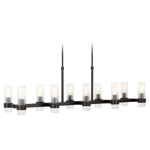 Visual Comfort Studio Collection Chapman & Myers Geneva Aged Iron Island Light