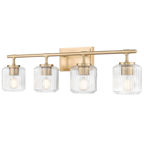 Z-Lite Landon Modern Gold Bathroom Light