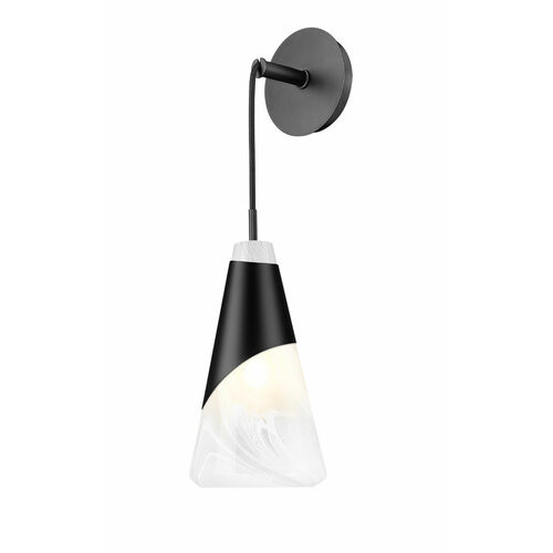 Z-Lite Aimie Matte Black Sconce