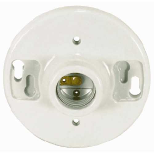 Satco Lighting Keyless Ceiling Receptacle with Medium Base Socket by Satco Lighting 90/445