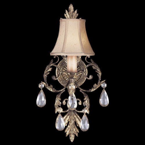 Fine Art Lamps a Midsummer Nights Dream Cool Moonlit Patina Sconce
