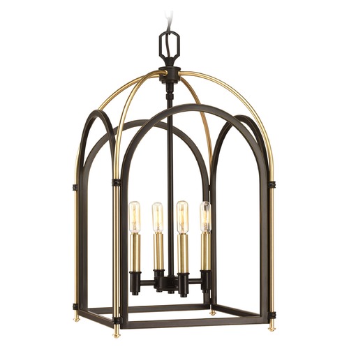 Westfall Antique Bronze & Vintage Brass Pendant by Progress Lighting