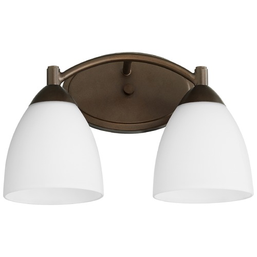 Barkley Oiled Bronze Bathroom Light by Quorum Lighting