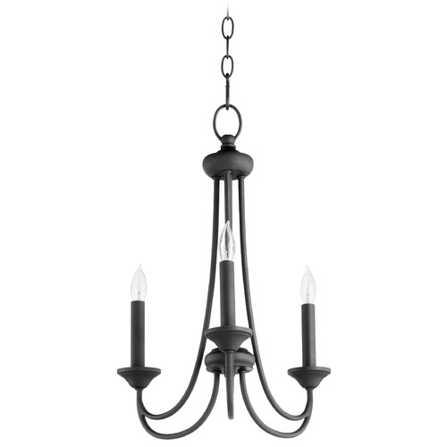 Quorum Lighting Brooks Noir Mini-Chandelier by Quorum Lighting 6250-3-69